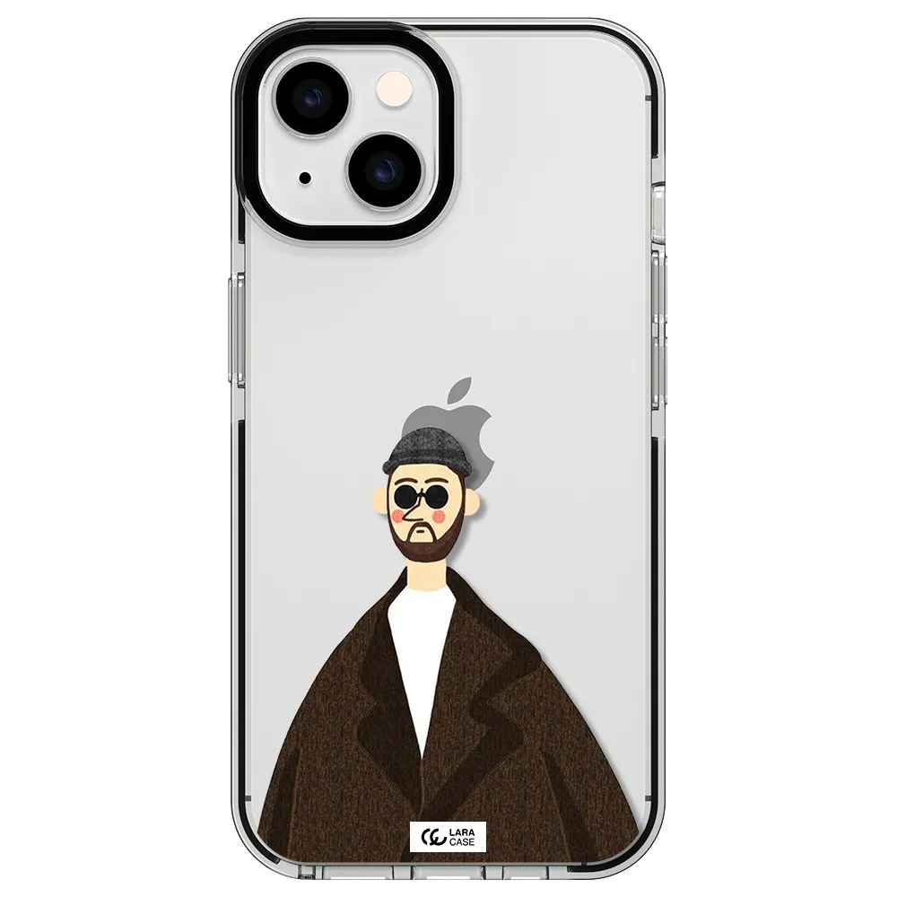 Leon Apple iPhone 14 impact black border Case