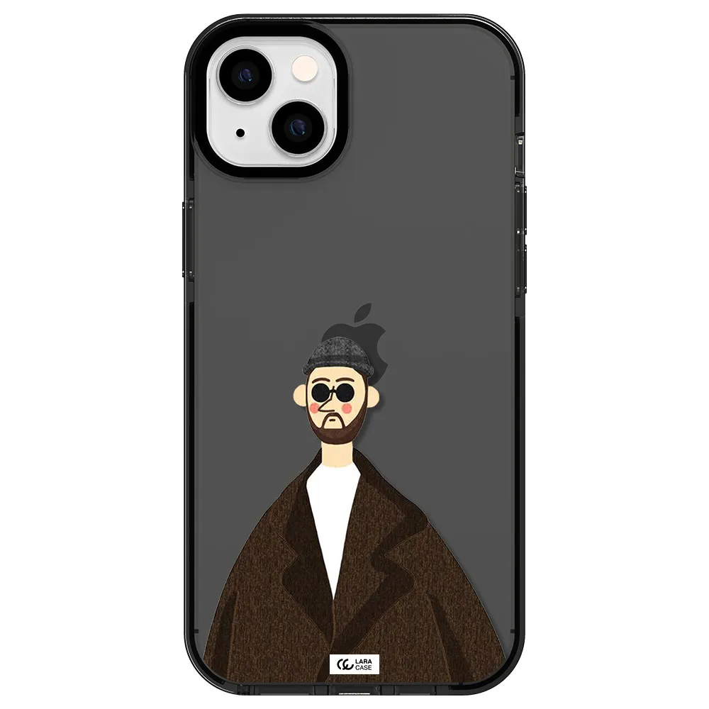 Leon Apple iPhone 14 plus impact Smoke Black Case