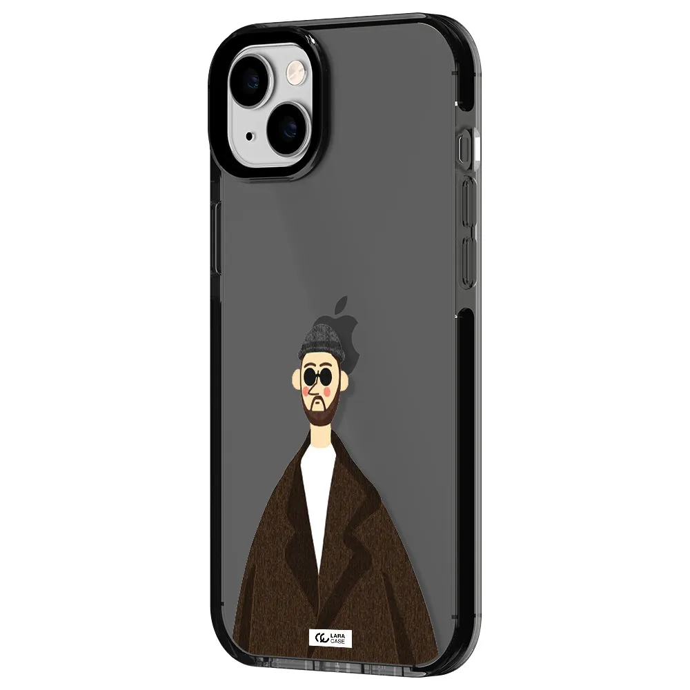 Leon Apple iPhone 14 plus impact Smoke Black Case