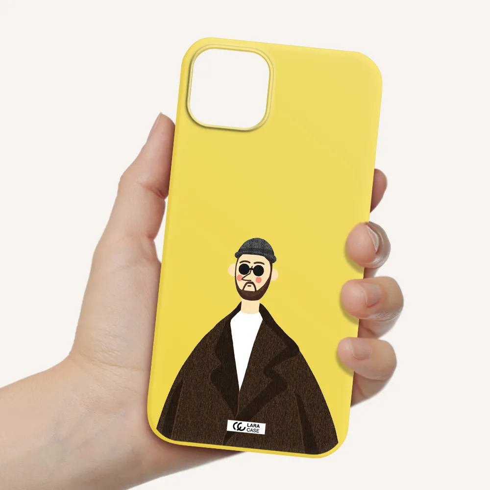 Leon Apple iPhone 14 plus Silicone canary yellow Case