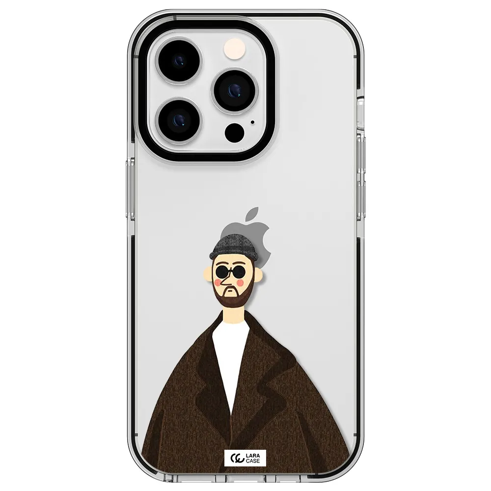 Leon Apple iPhone 14 pro impact black border Case