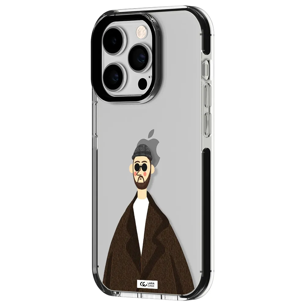 Leon Apple iPhone 14 pro impact black border Case