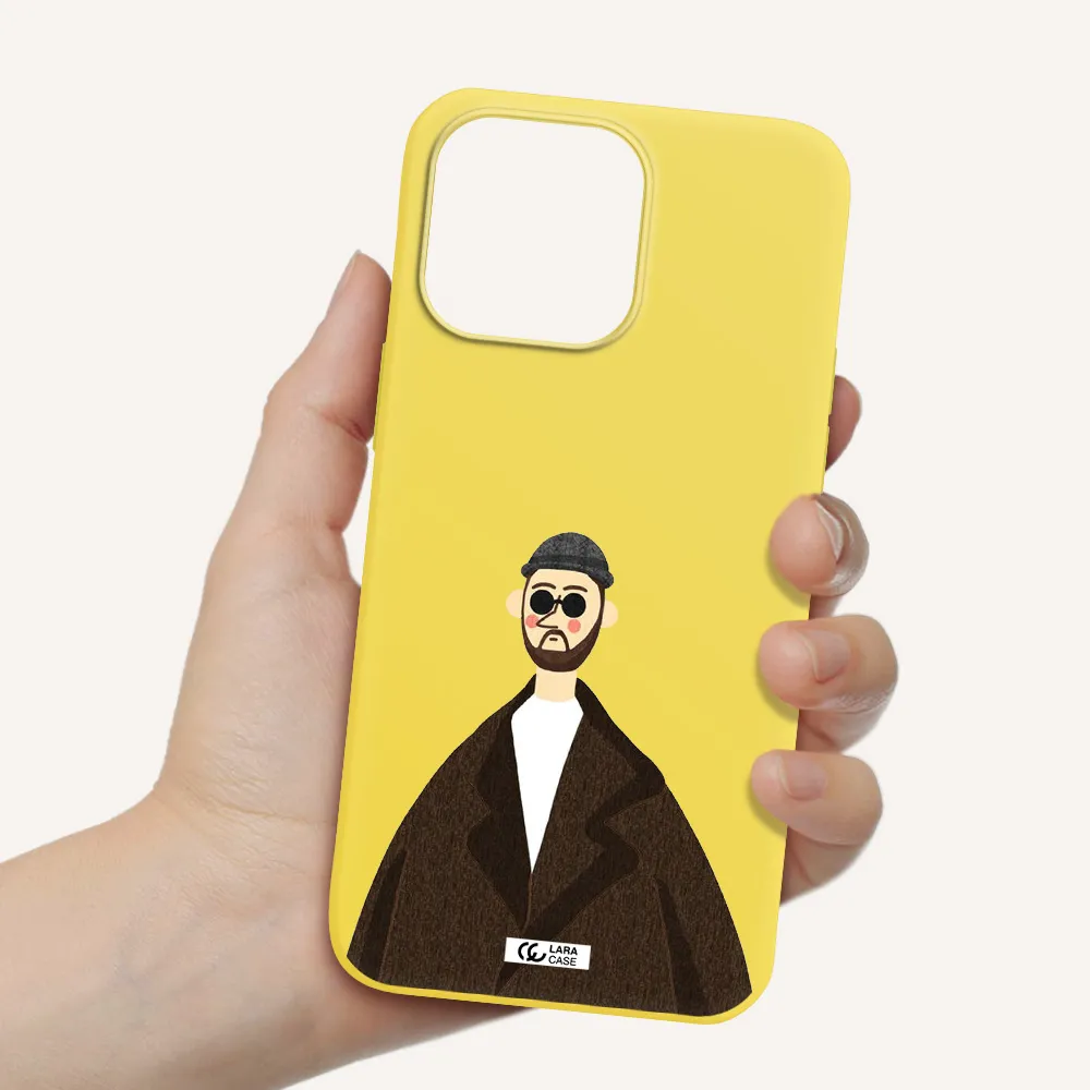 Leon Apple iPhone 14 pro max Silicone canary yellow Case