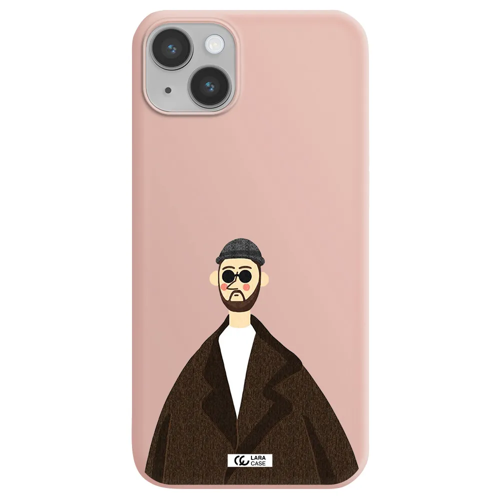 Leon Apple iPhone 14 Silicone pastel pink Case