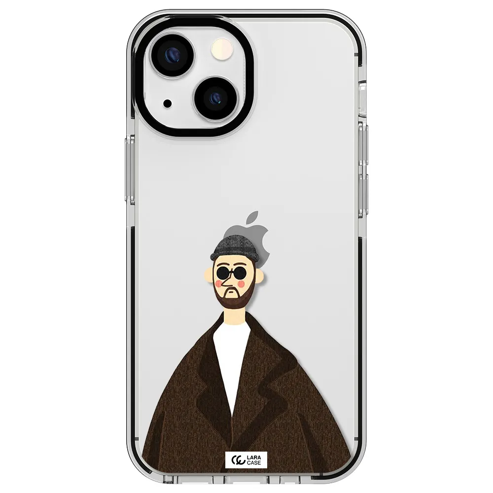 Leon Apple iPhone 15 impact black border Case