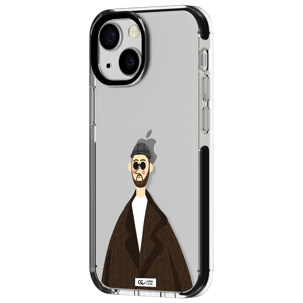 Leon Apple iPhone 15 impact black border Case