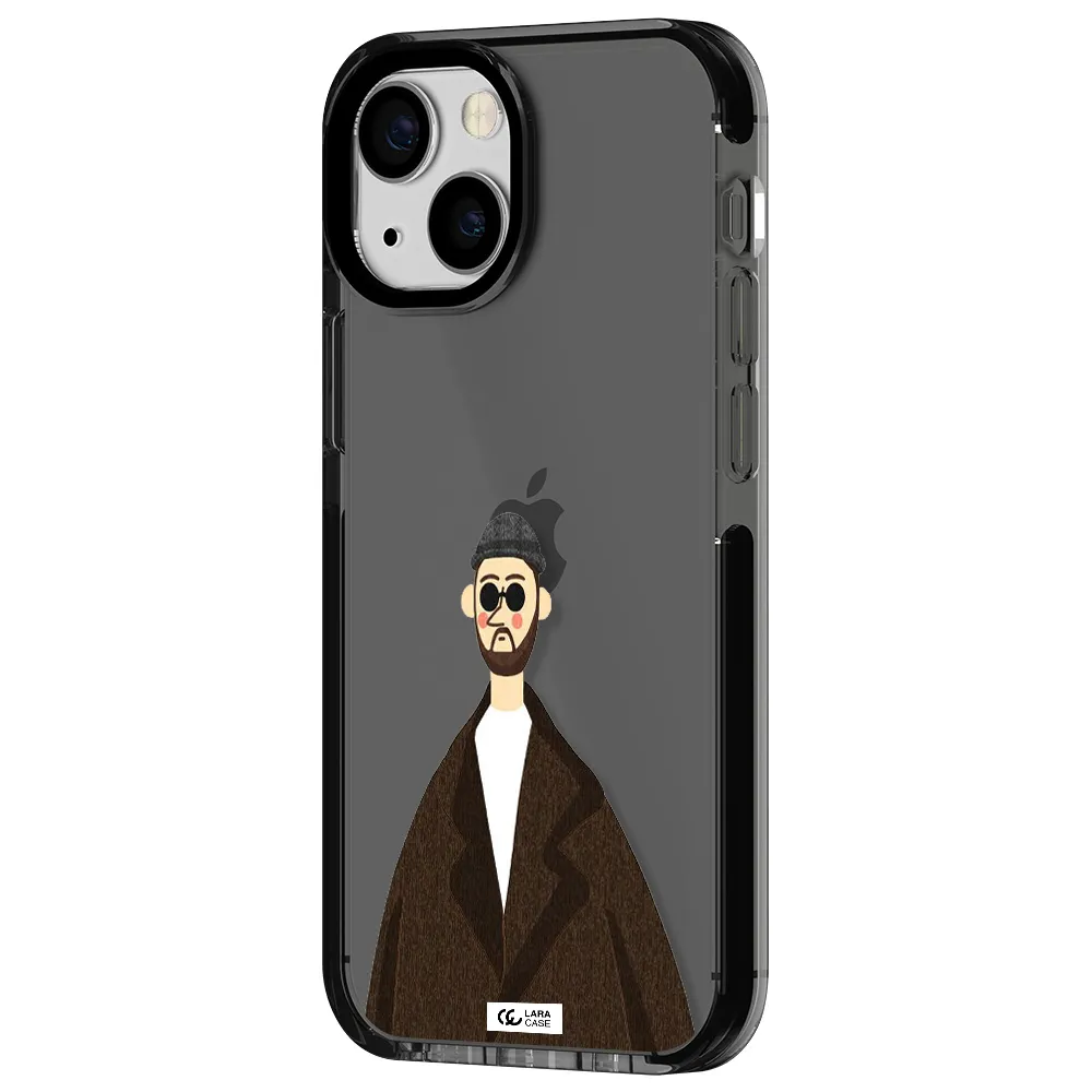 Leon Apple iPhone 15 impact Smoke Black Case