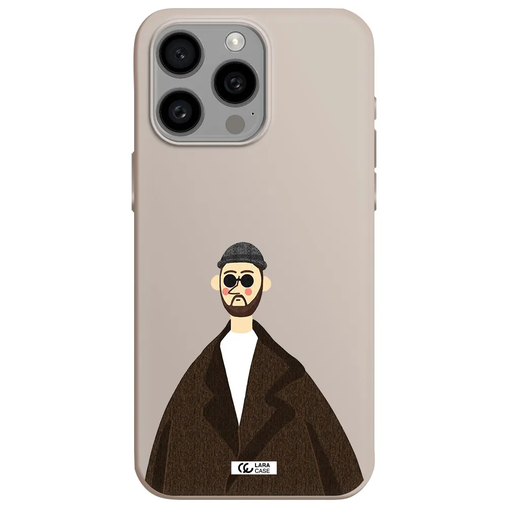 Leon Apple Iphone 15 Pro max Silicone Stone Case