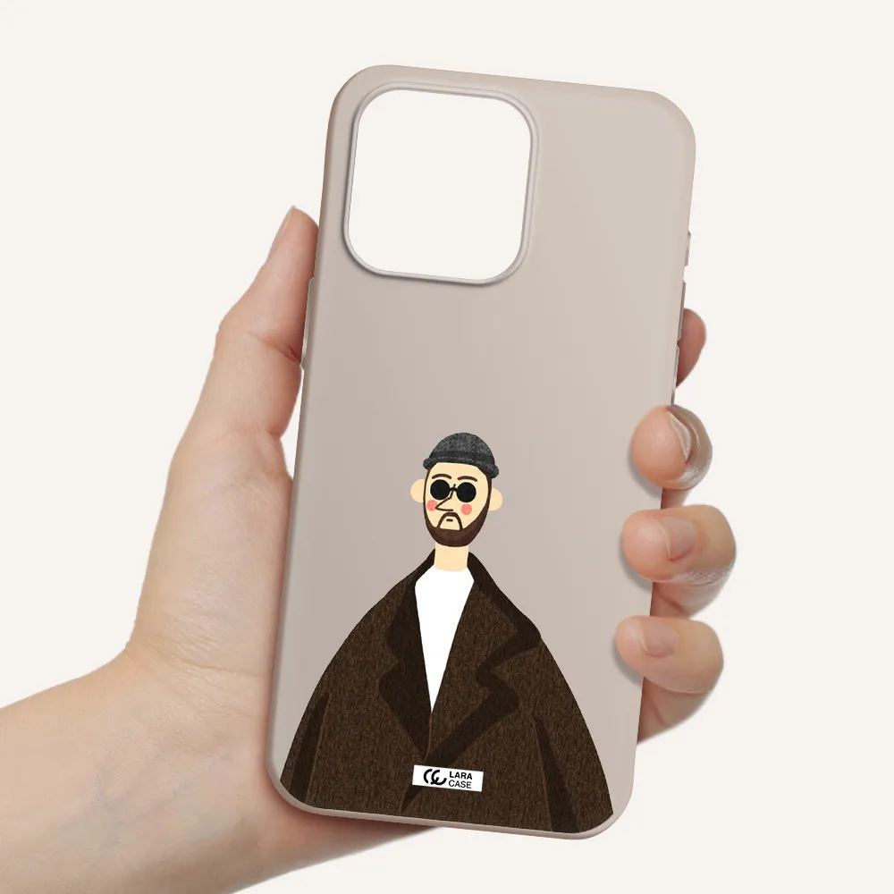 Leon Apple Iphone 15 Pro max Silicone Stone Case