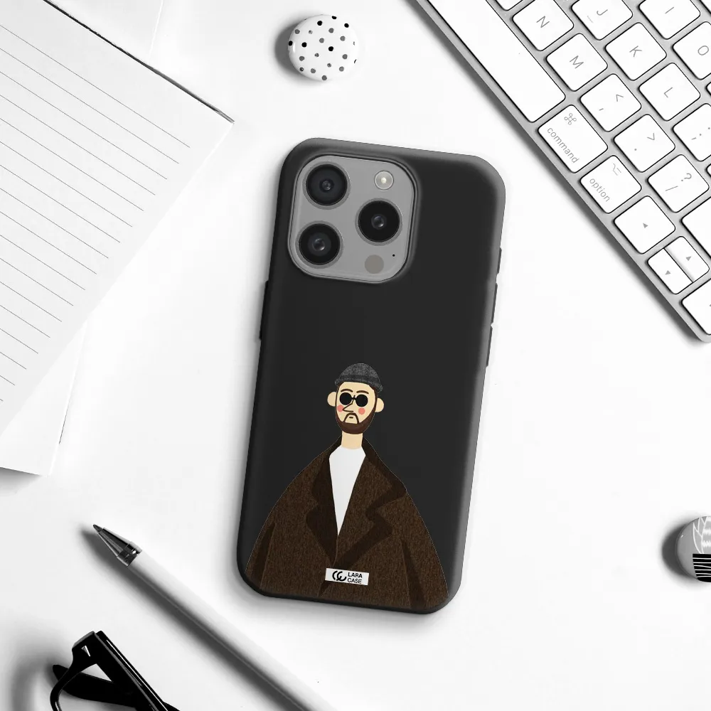 Leon Apple Iphone 15 Pro Silicone Black Case