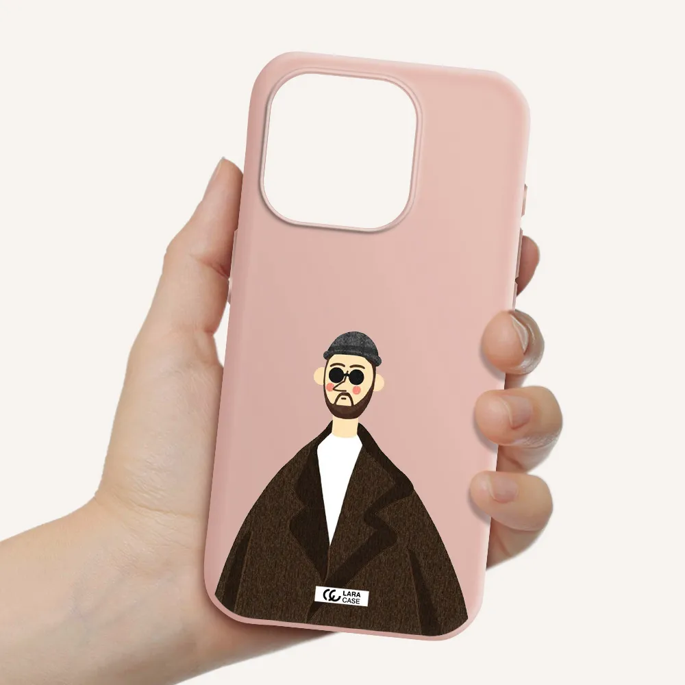 Leon Apple Iphone 15 Pro Silicone Pastel Pink Case