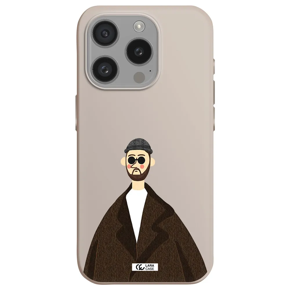 Leon Apple Iphone 15 Pro Silicone Stone Case