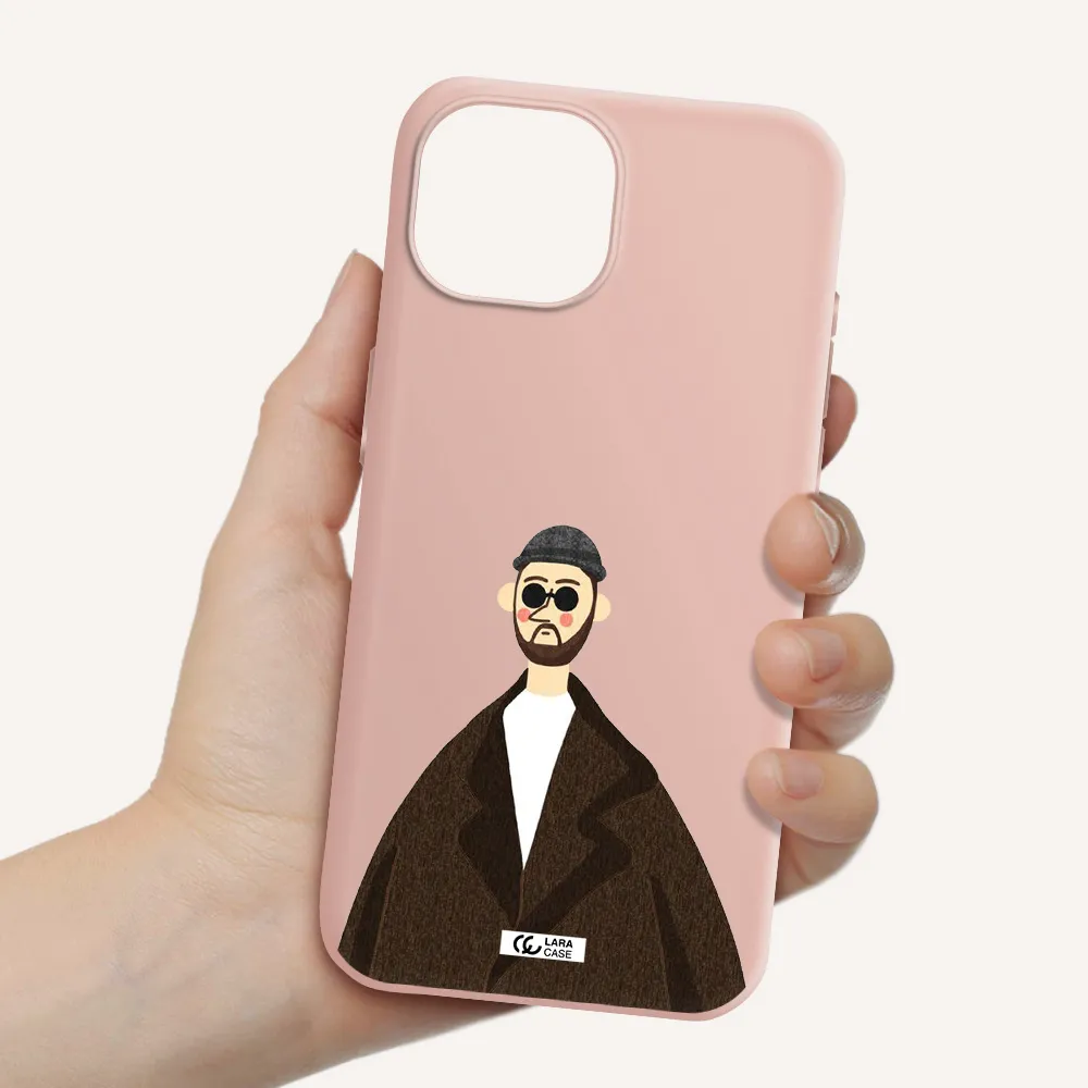 Leon Apple Iphone 15 Silicone Pastel Pink Case