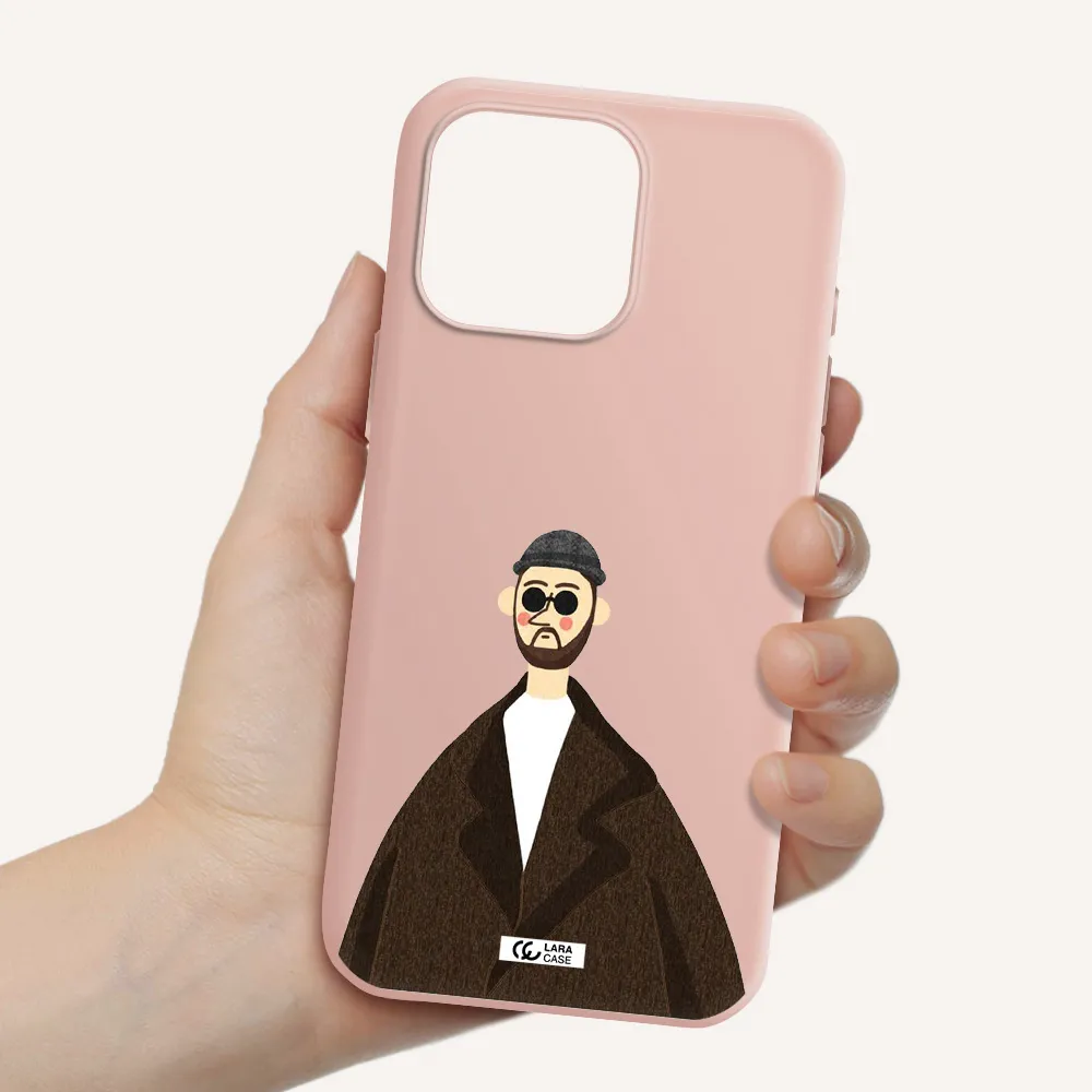 Leon Apple Iphone 16 Pro Max Silicone Pastel Pink Case
