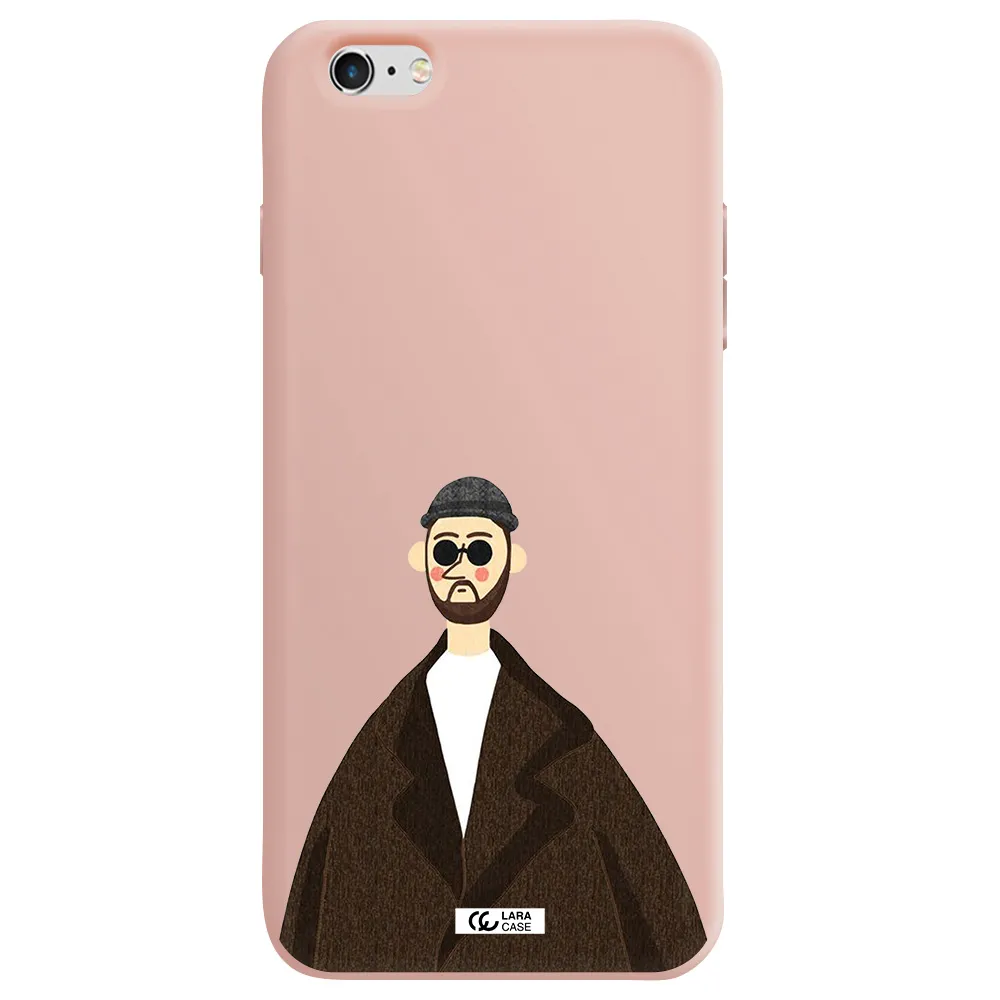 Leon Apple iPhone 6 plus Silicone pastel pink Case