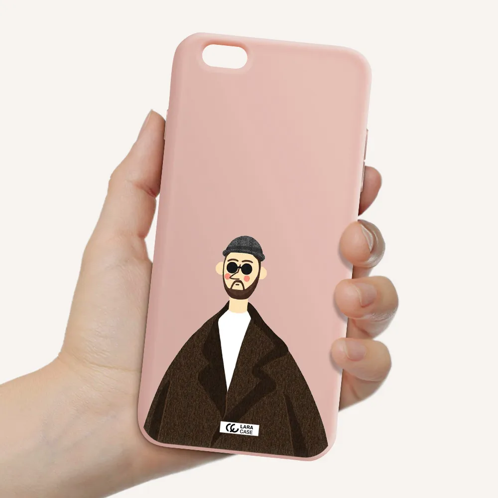 Leon Apple iPhone 6 plus Silicone pastel pink Case
