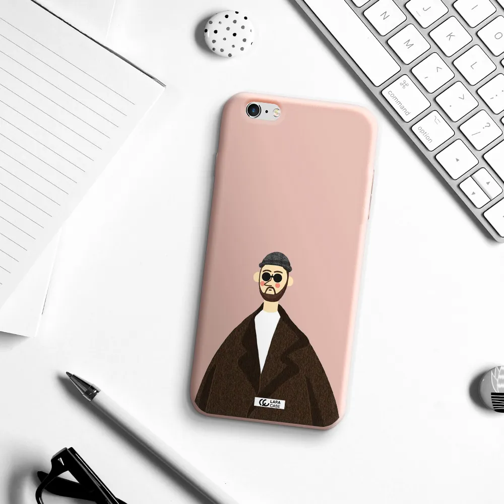 Leon Apple iPhone 6 s plus Silicone pastel pink Case