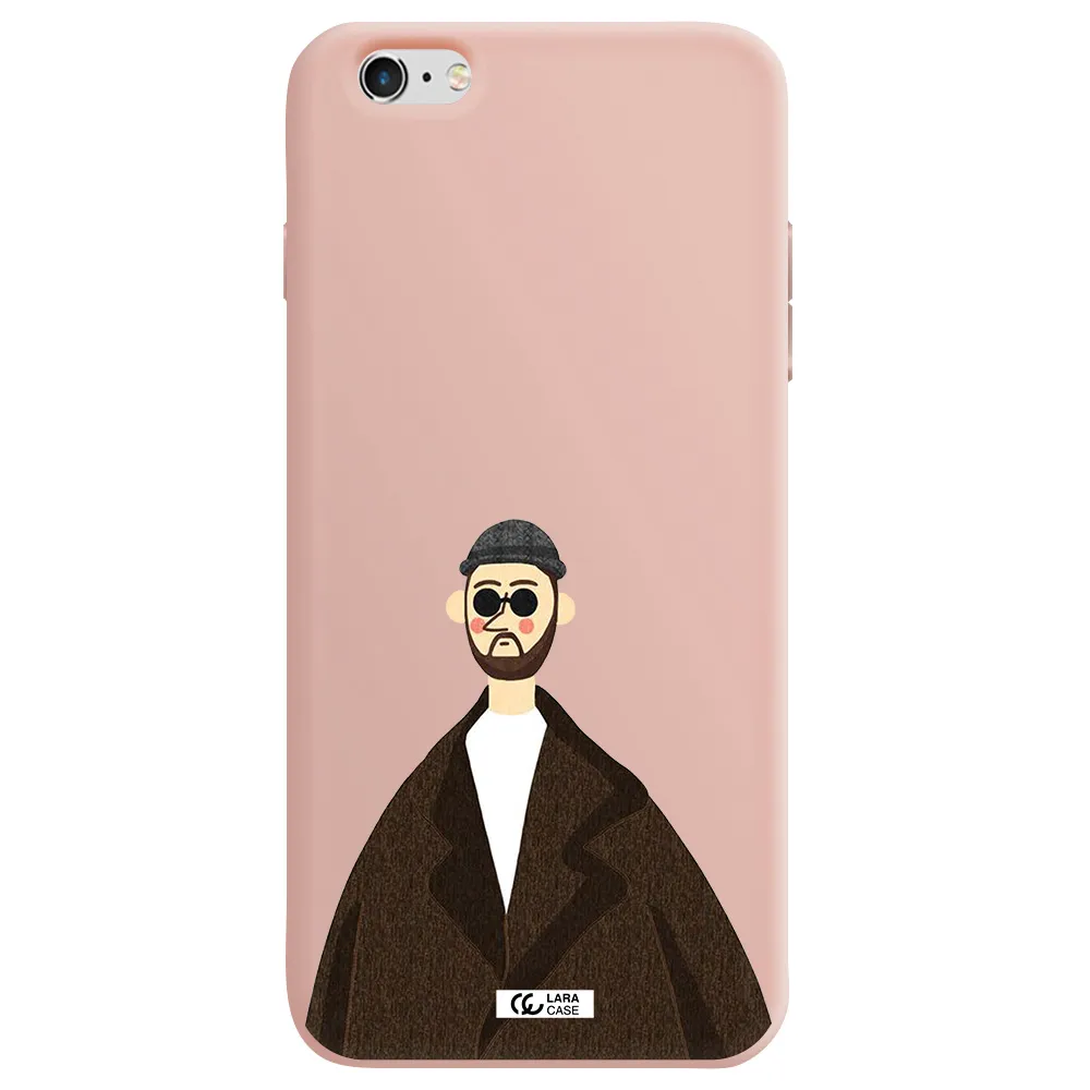 Leon Apple iPhone 6S Silicone pastel pink Case