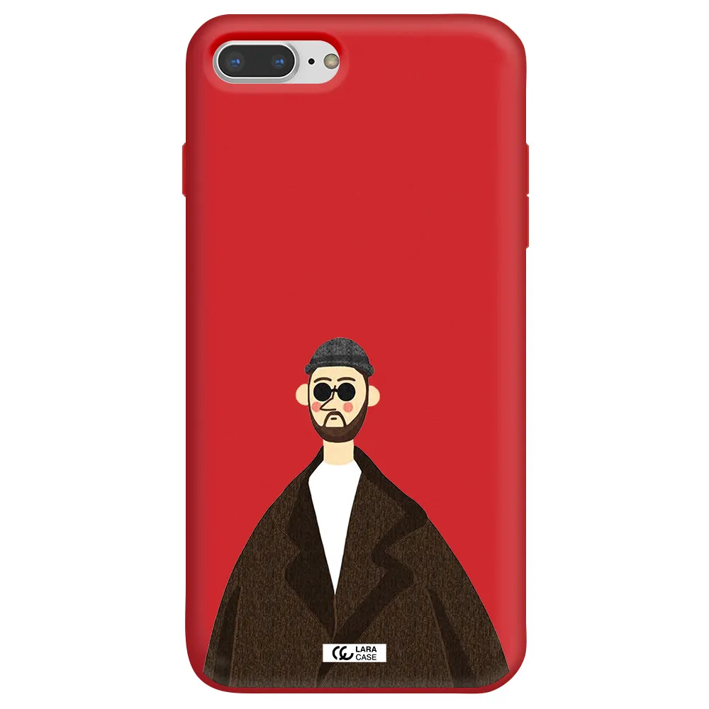 Leon Apple iPhone 7 plus Silicone Imperial Red Case