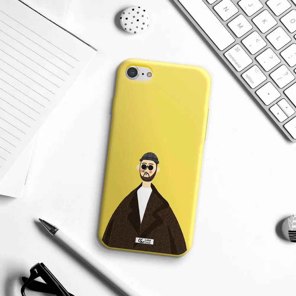 Leon Apple iPhone 7 Silicone canary yellow Case