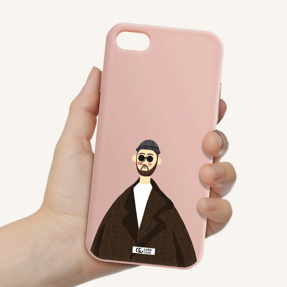 Leon Apple iPhone 7 Silicone pastel pink Case