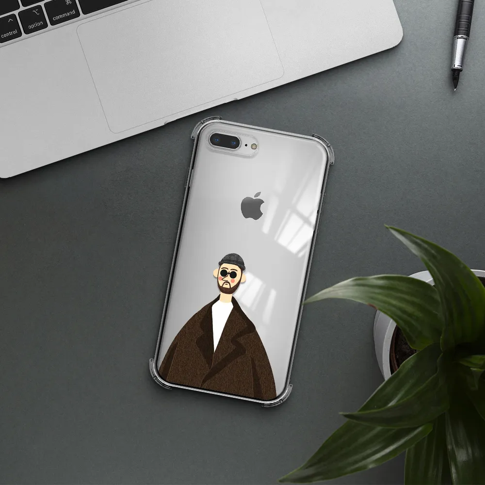 Leon Apple iPhone 8 plus Clear PC Case