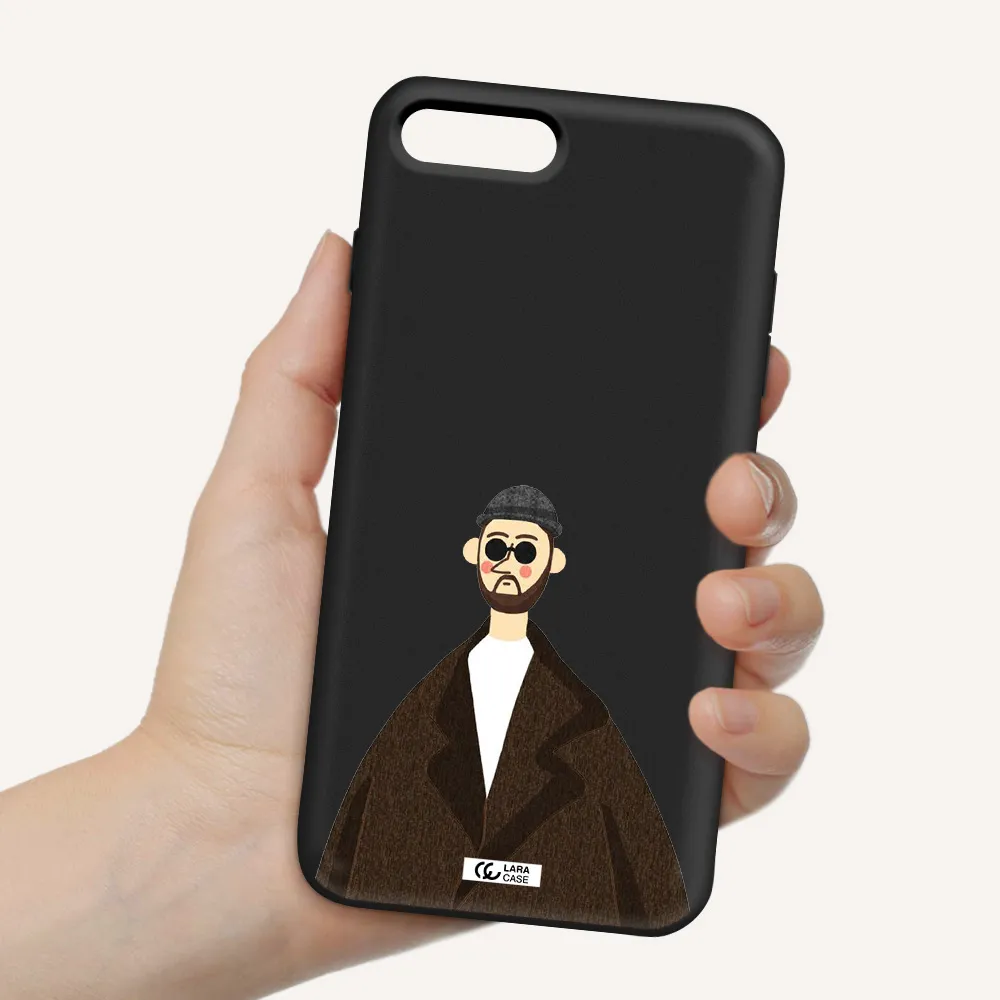 Leon Apple iPhone 8 plus Silicone black Case