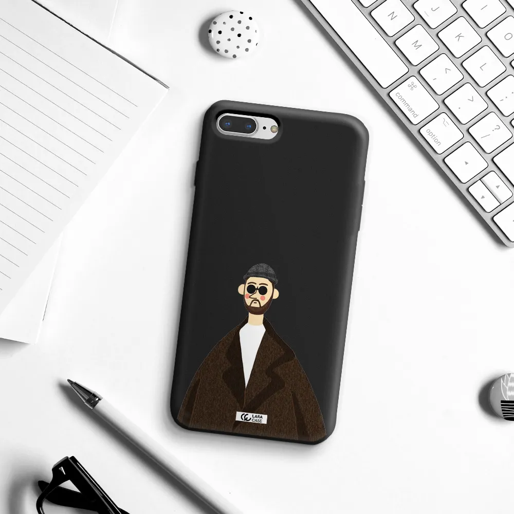 Leon Apple iPhone 8 plus Silicone black Case