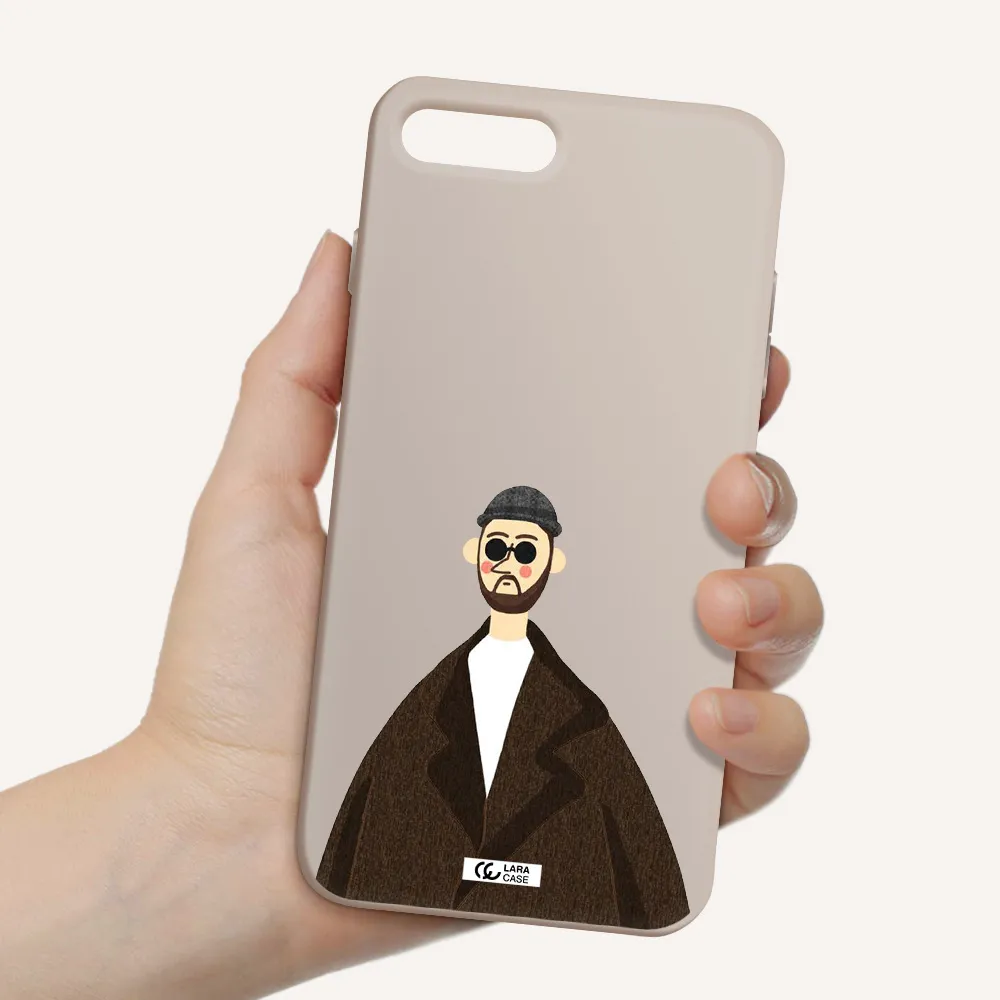 Leon Apple iPhone 8 plus Silicone Stone Case