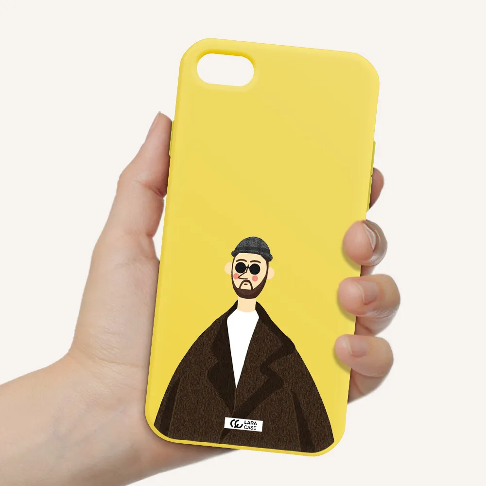 Leon Apple iPhone 8 Silicone canary yellow Case