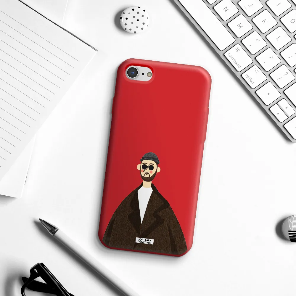 Leon Apple iPhone 8 Silicone Imperial Red Case
