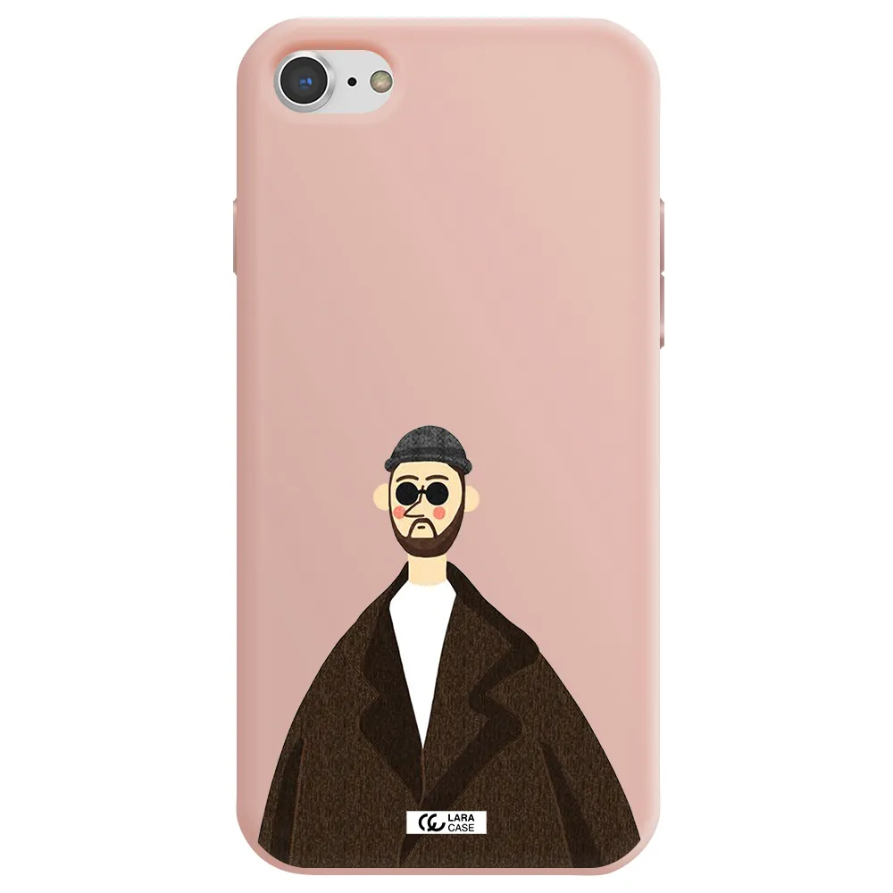 Leon Apple iPhone 8 Silicone pastel pink Case