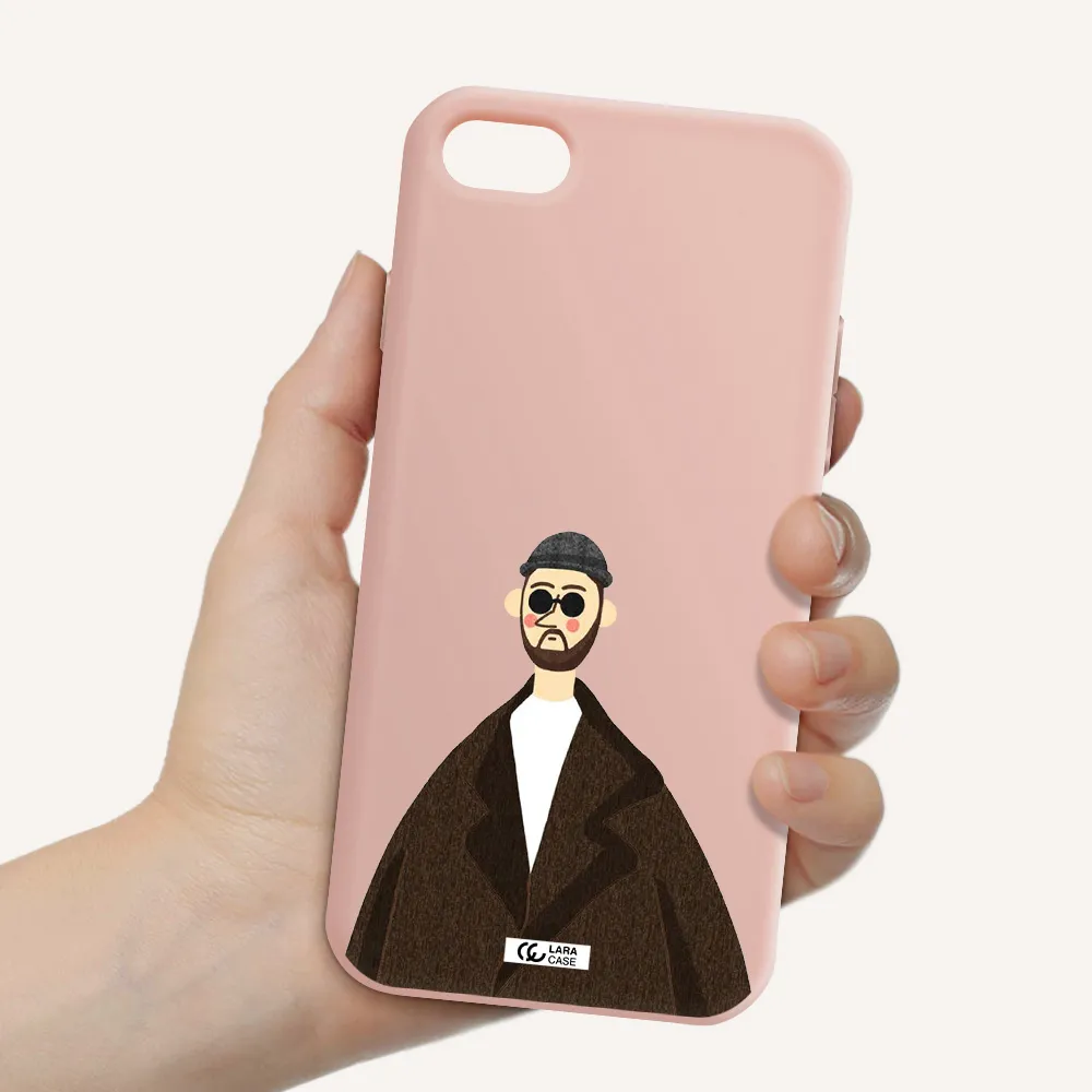 Leon Apple iPhone 8 Silicone pastel pink Case