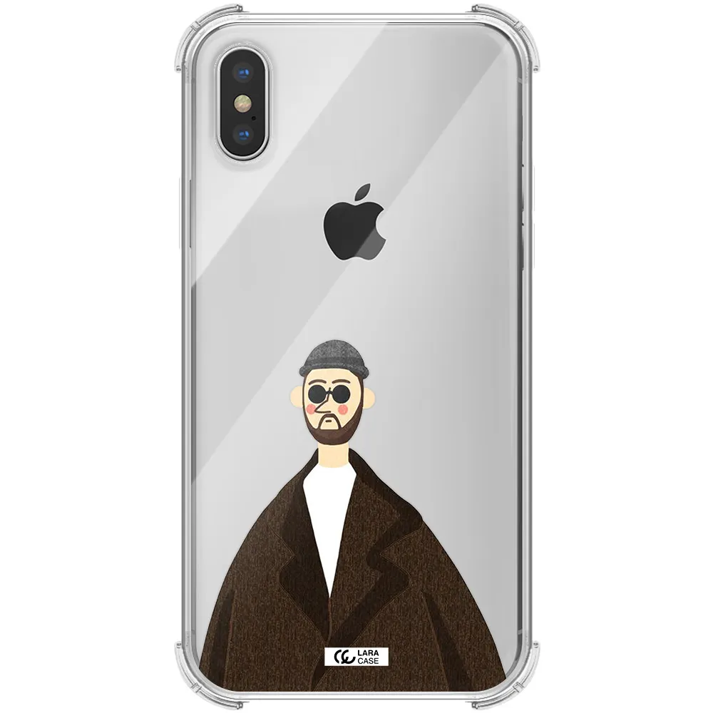 Leon Apple iPhone X Clear PC Case