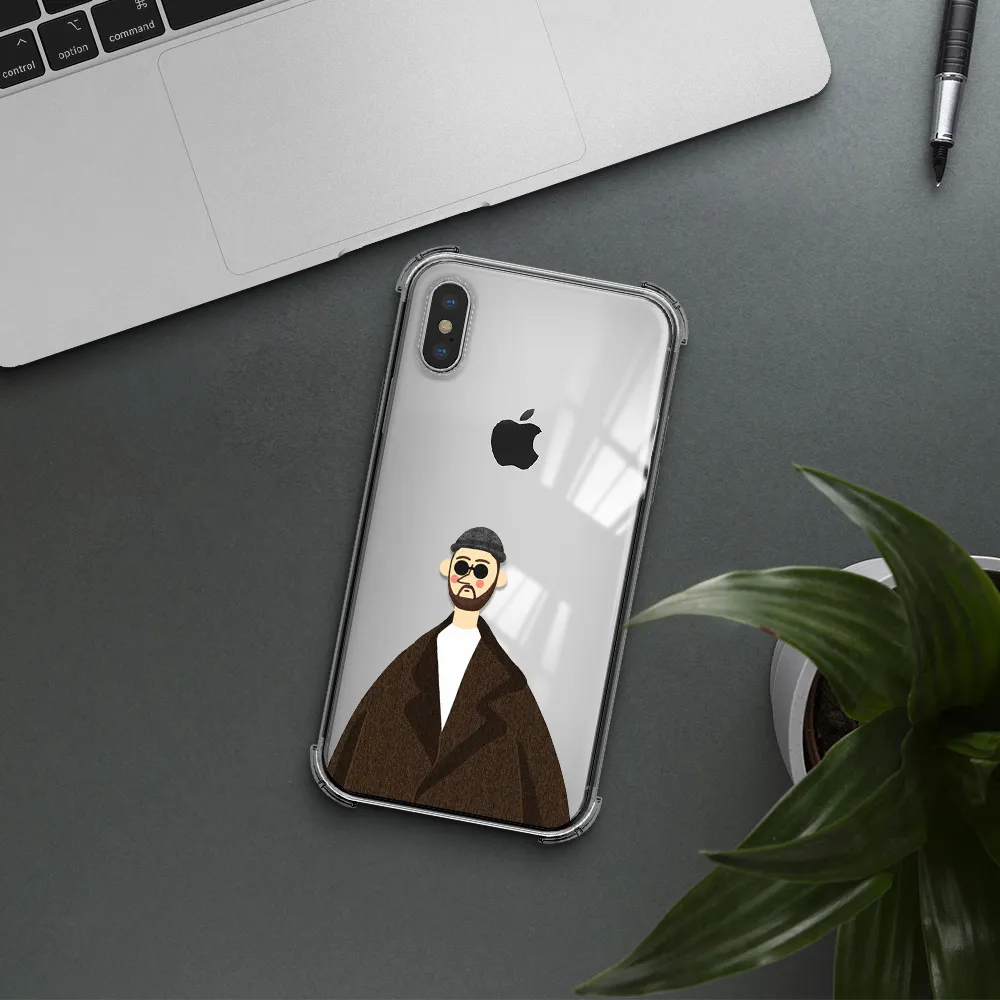 Leon Apple iPhone X Clear PC Case