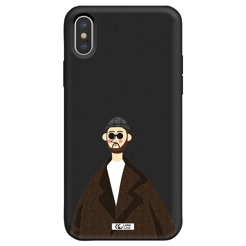Leon Apple iPhone X Silicone black Case
