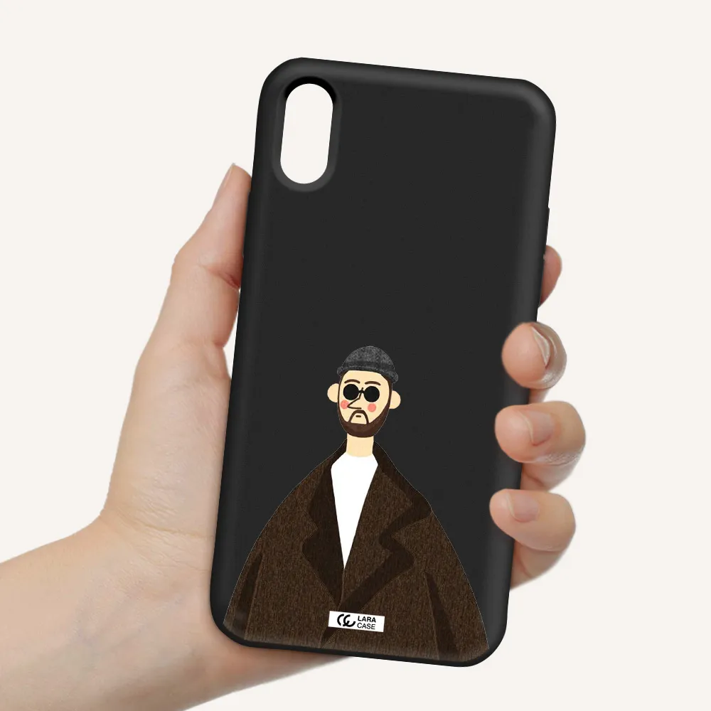 Leon Apple iPhone X Silicone black Case
