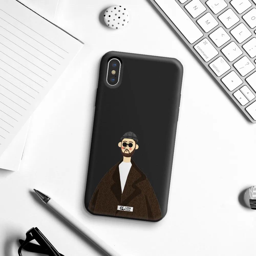 Leon Apple iPhone X Silicone black Case