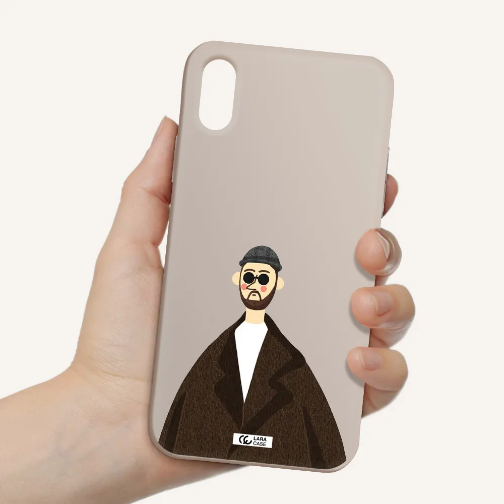 Leon Apple iPhone X Silicone Stone Case