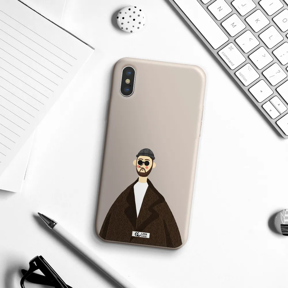 Leon Apple iPhone X Silicone Stone Case