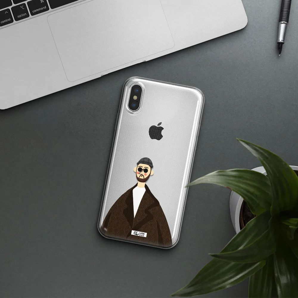 Leon Apple iPhone XS Clear TPU Case