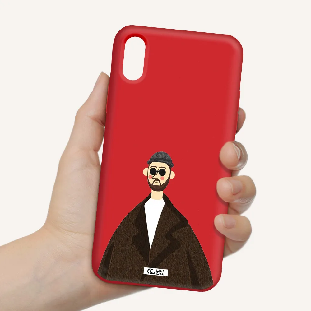 Leon Apple iPhone XS Silicone Imperial Red Case