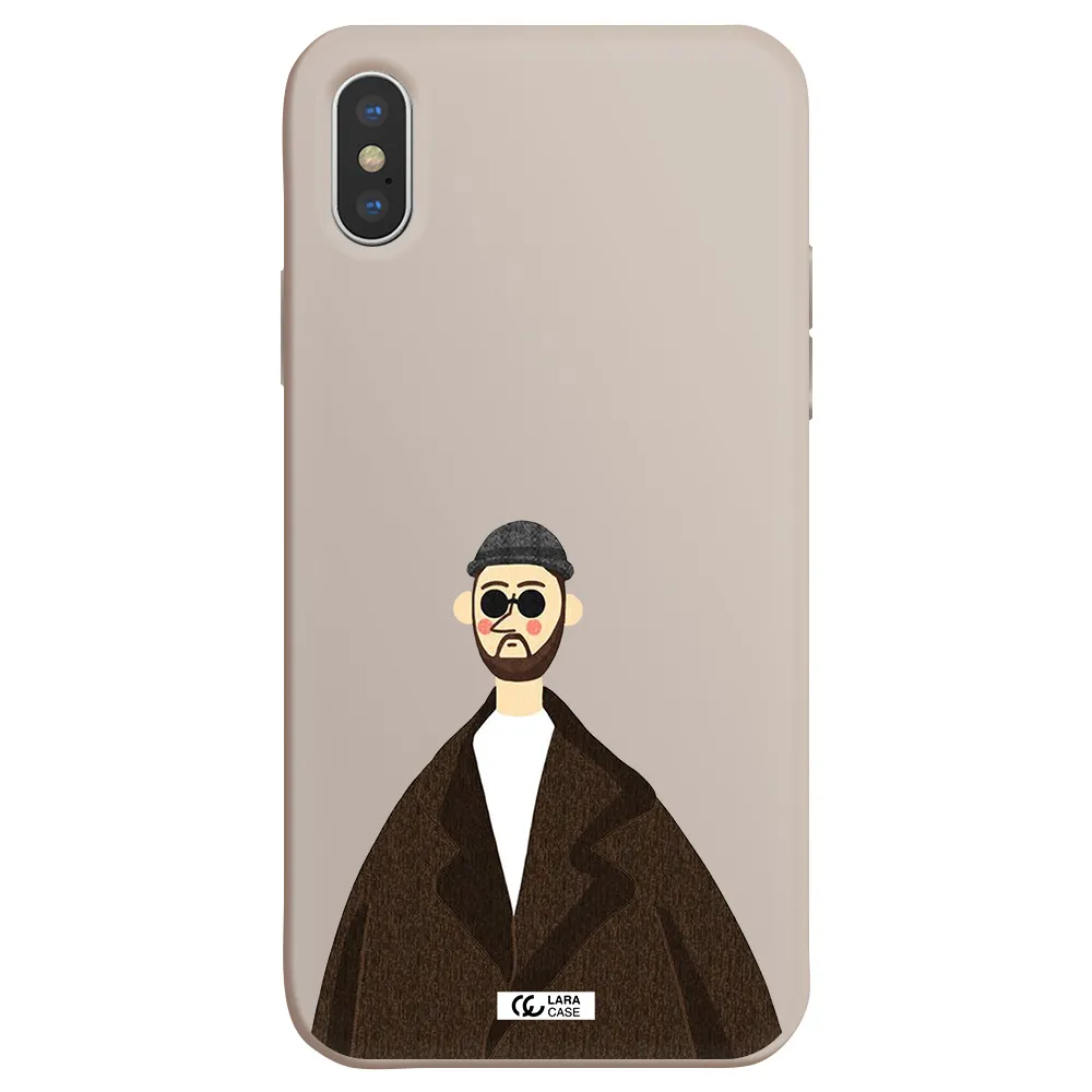 Leon Apple iPhone XS Silicone Stone Case