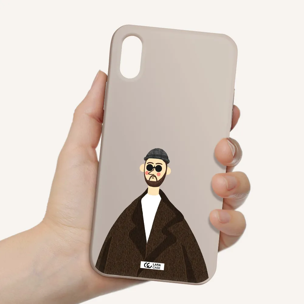 Leon Apple iPhone XS Silicone Stone Case