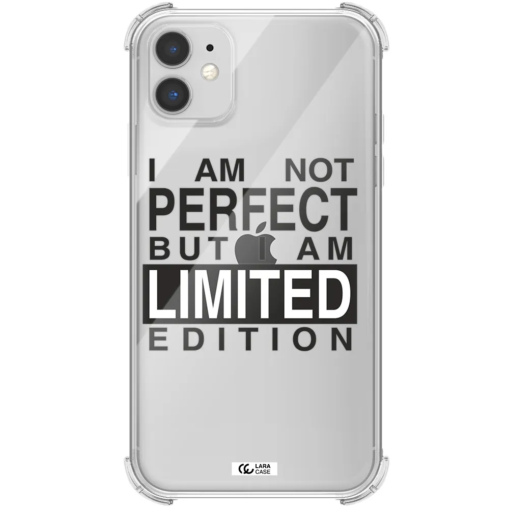 I Am Not Perfect Apple iPhone 11 Clear PC Case