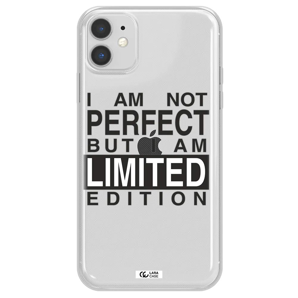 I Am Not Perfect Apple iPhone 11 Clear TPU Case