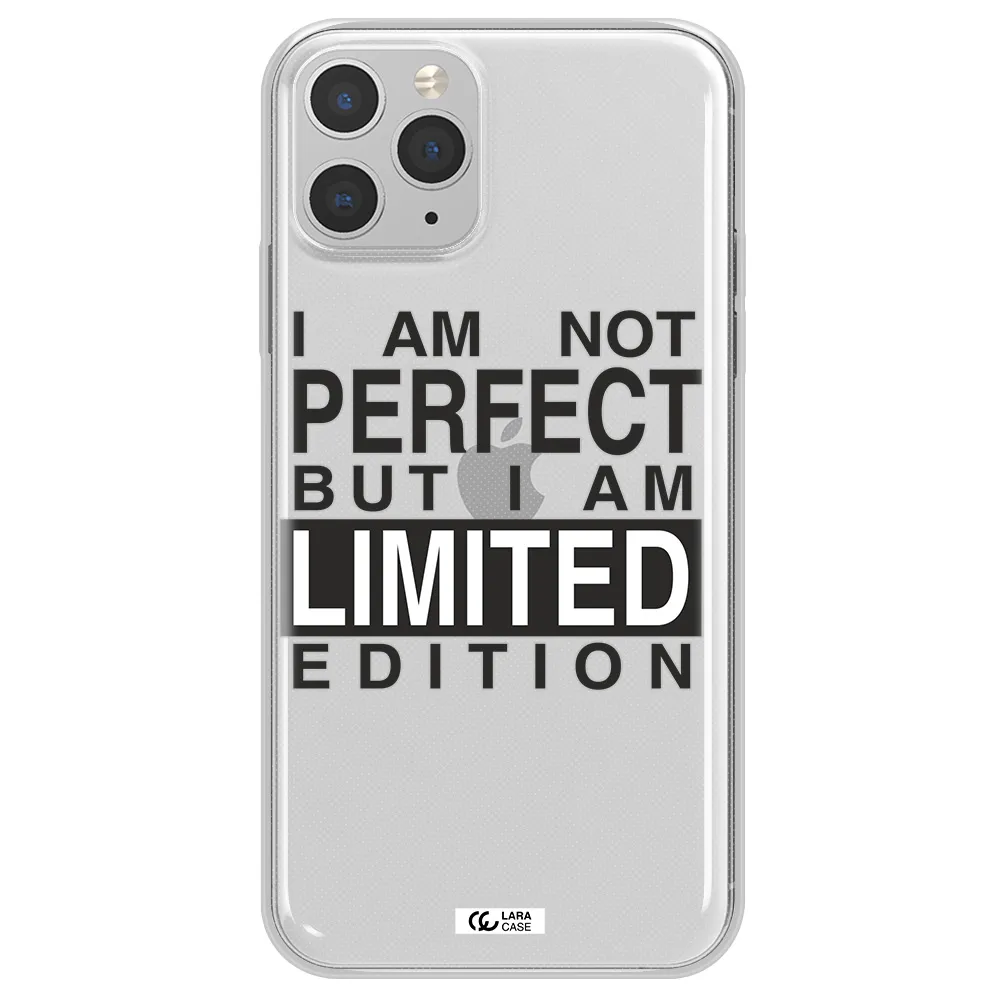I Am Not Perfect Apple iPhone 11 pro Clear TPU Case