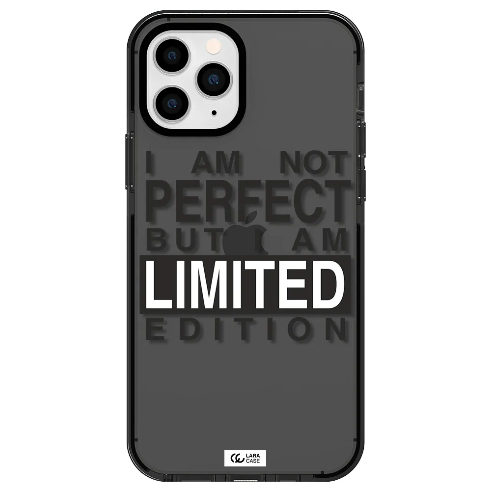 I Am Not Perfect Apple iPhone 11 pro max impact Smoke Black Case