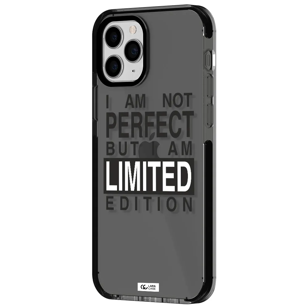 I Am Not Perfect Apple iPhone 11 pro max impact Smoke Black Case