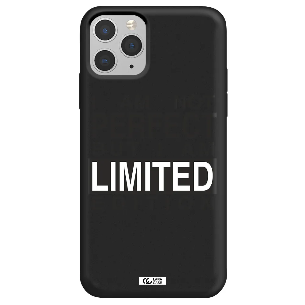 I Am Not Perfect Apple iPhone 11 pro max Silicone black Case